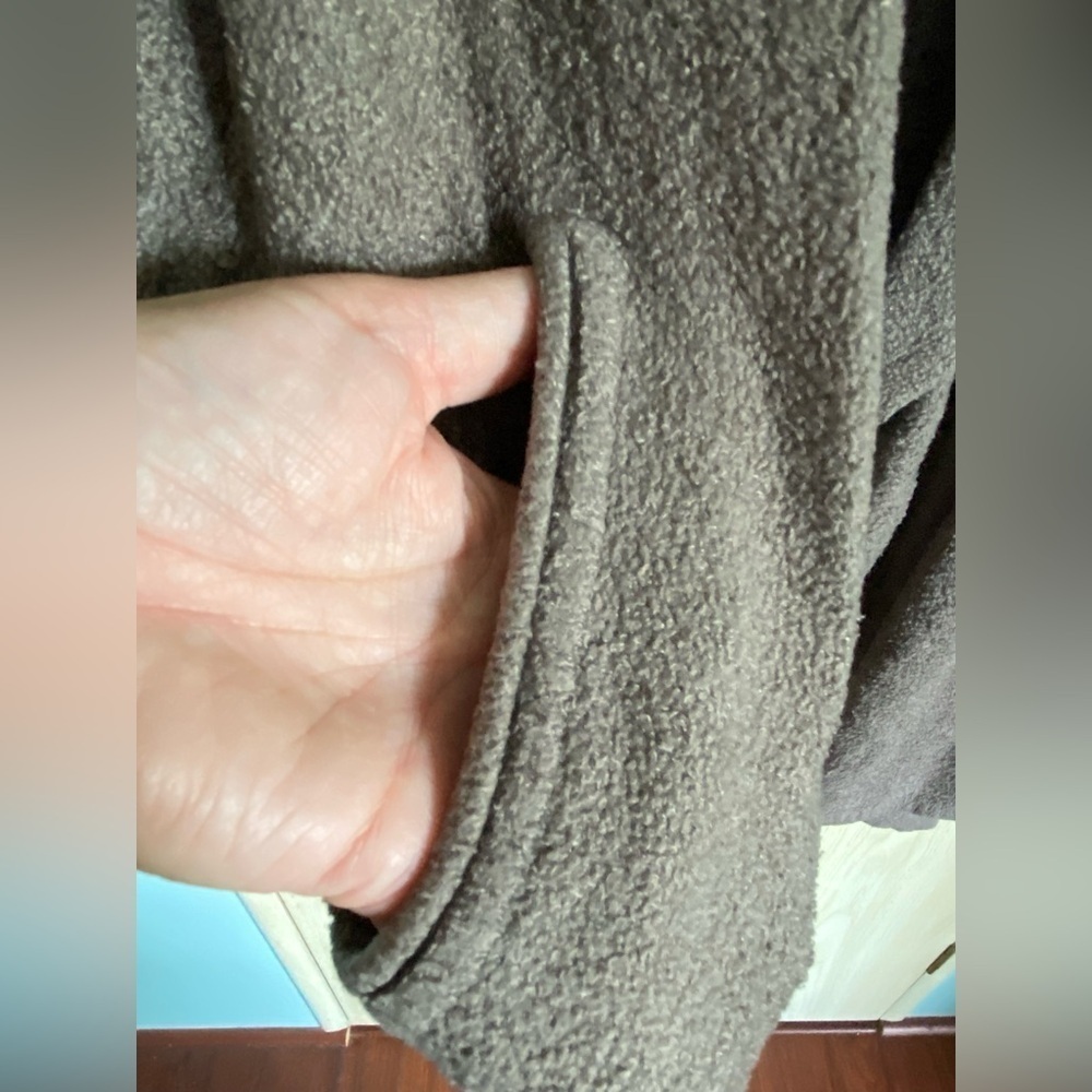 Barefoot Dreams Bamboo Chic Lite Open Cardigan Draped Sweater Wrap Coffee Sz 2X - Picture 3 of 8